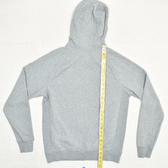 Jordan Air Men's Pullover Hoodie Long Sleeve Solid Dri Fit Cotton Gray Size S - Picture 5 of 8